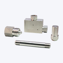stainless steel high-pressure fittings and adapters